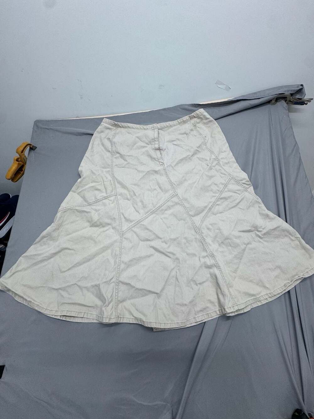 Avenue Blues Skirt Size 20 Beige Patchwork A-Line Midi